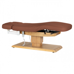 Elektrisk behandlingssäng / massagesäng SPA SILLON RELAX brun / trä, 3-motor