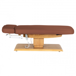 Elektrisk behandlingssäng / massagesäng SPA SILLON RELAX brun / trä, 3-motor