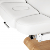 Elektrisk behandlingssäng / massagesäng SPA SILLON RELAX vit / trä, 3-motor