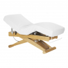 Elektrisk behandlingssäng / massagesäng SPA SILLON SIESTA vit / trä, extra hög, 3-motor