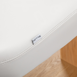 Elektrisk behandlingssäng / massagesäng SPA SILLON RELAX vit / trä, 3-motor