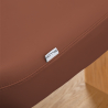 Elektrisk behandlingssäng / massagesäng SPA SILLON RELAX brun / trä, 3-motor