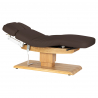 Elektrisk behandlingssäng / massagesäng SPA SILLON RELAX mörkbrun / trä, 3-motor