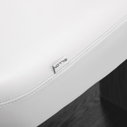 Elektrisk behandlingssäng / massagesäng SPA SILLON RELAX vit / svart trä, 3-motor