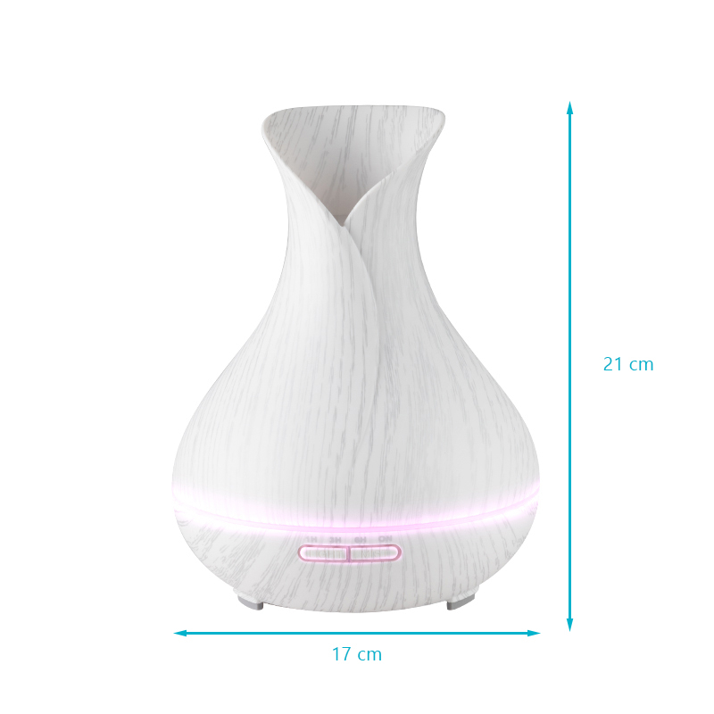 Luftfuktare SPA 15 WHITE WOOD med aromaterapi 550 ml med timer